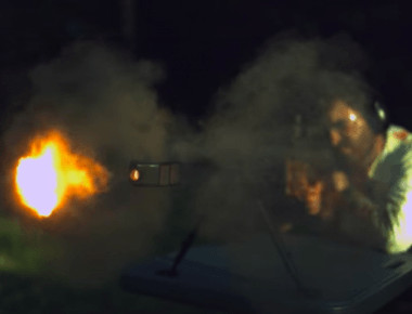Βολή Barrett M107A1 σε αργή κίνηση (βίντεο)